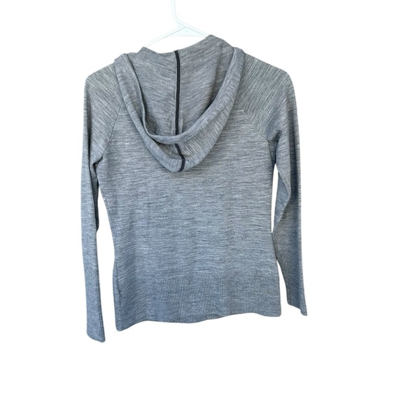 Smartwool 100% Wool Full Zip Hoodie Sweatshirt - Size XS - Gray - Picture 10 of 13